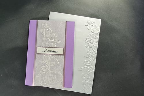Vellum panel kaart