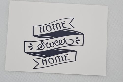 Home sweet home banner