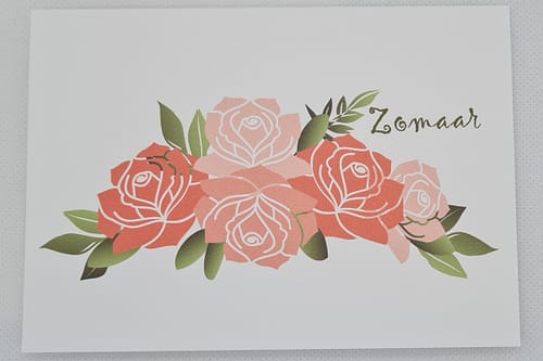 Zalmroze rozen