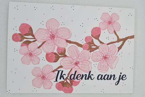 Ik denk aan je bloesemtak