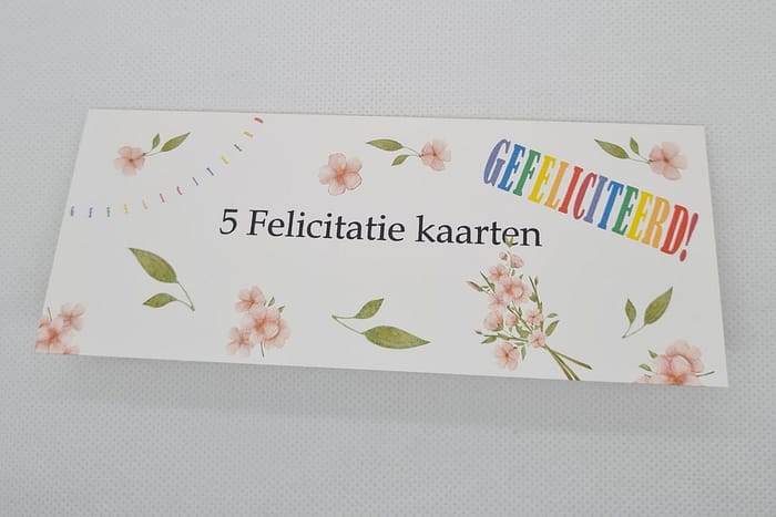 Kaartenset gefeliciteerd - Afbeelding 8